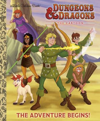 DUNGEONS & DRAGONS ADVENTURE BEGINS LITTLE GOLDEN BOOK