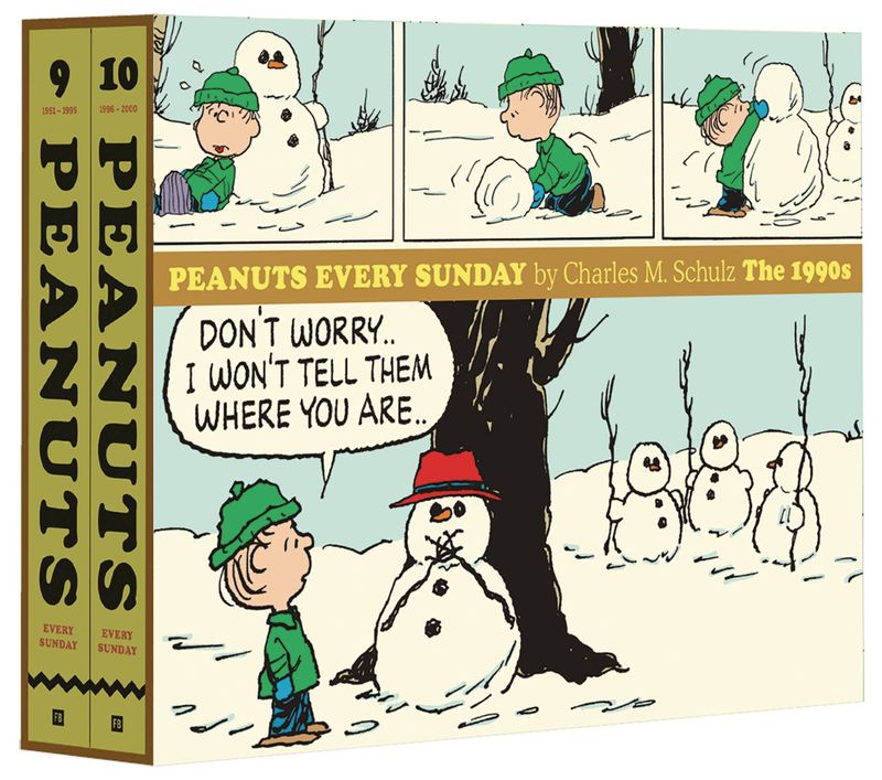 PEANUTS EVERY SUNDAY HC GIFT BOX SET 1990S