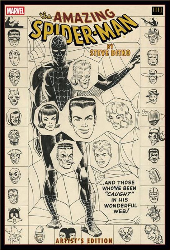 AMAZING SPIDER MAN BY STEVE DITKO ARTISTS EDITION HC DIRECT MARKET EXCLUSIVE WEB CVR