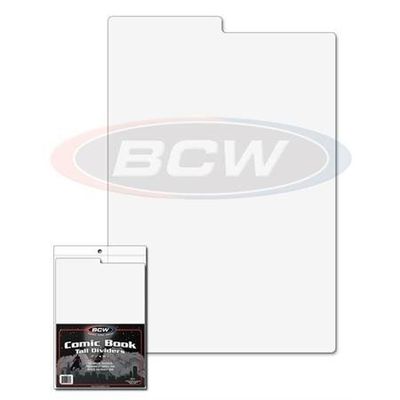 BCW TALL COMIC BOOK DIVIDERS (25 PACK)