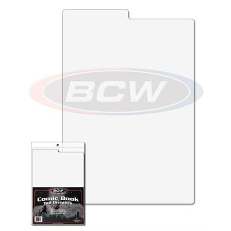 BCW TALL COMIC BOOK DIVIDERS (25 PACK)