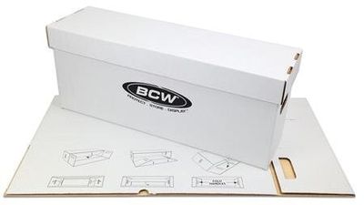 BCW LONG COMIC STORAGE BOX (BUNDLE OF 10)