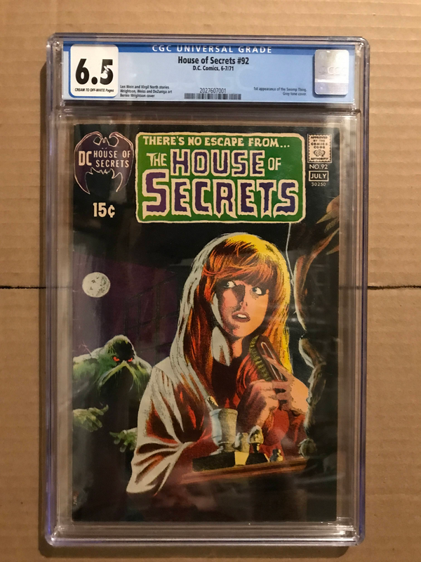 CGC 6,5 HOUSE OF SECRETS #92