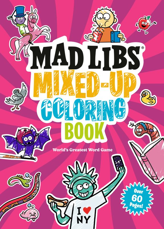 MAD LIBS MIXED-UP COLORING BOOK