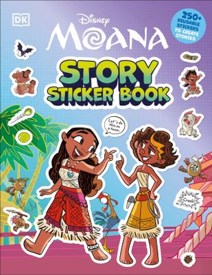 DISNEY MOANA STORY STICKER BOOK