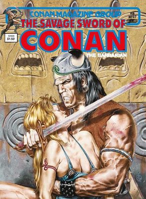 SAVAGE SWORD OF CONAN THE ORIGINAL COMICS OMNIBUS HC VOL 07 DIRECT MARKET EDITION CVR