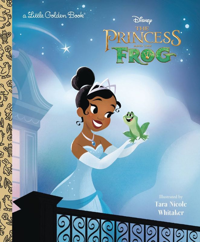 DISNEY PRINCESS & FROG LITTLE GOLDEN BOOK HC