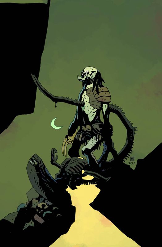 ALIEN VS PREDATOR FIRE AND STONE #1 (OF 4) MIGNOLA VAR