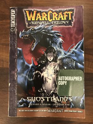 WARCRAFT SUNWELL TRILOGY TP VOL 03 GHOSTLANDS AUTOGRAPHED COPY