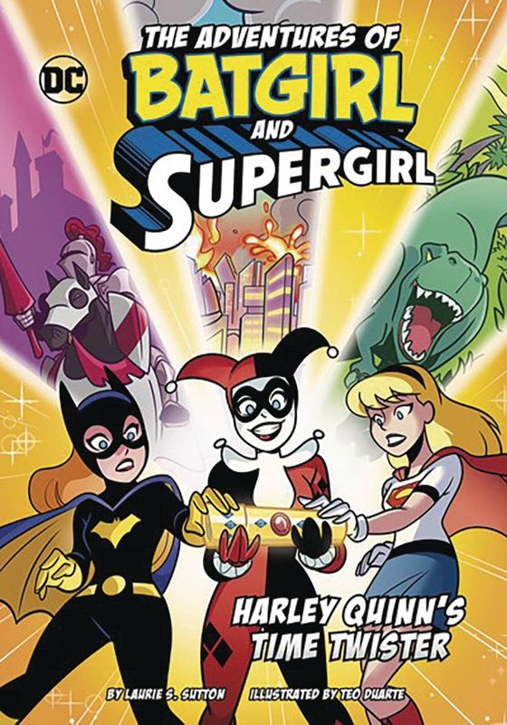 ADV OF BATGIRL & SUPERGIRL SC HARLEY QUINNS TIME TWISTER