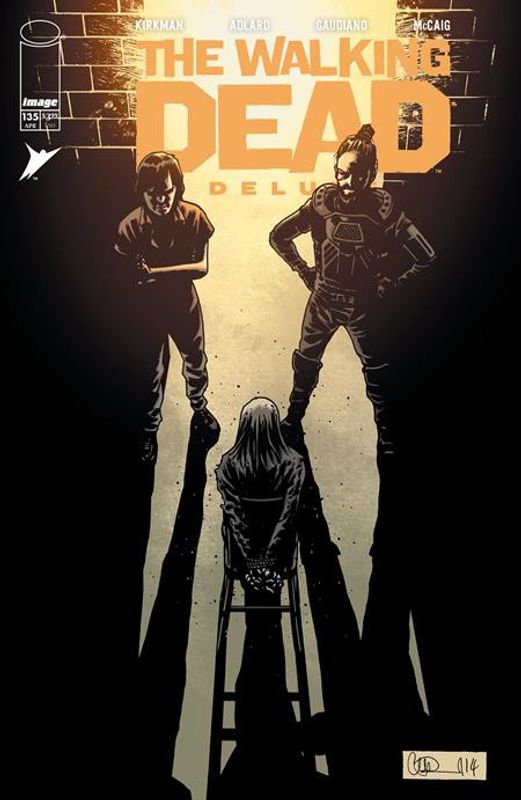 WALKING DEAD DELUXE #135 CVR B CHARLIE ADLARD & DAVE MCCAIG VAR 