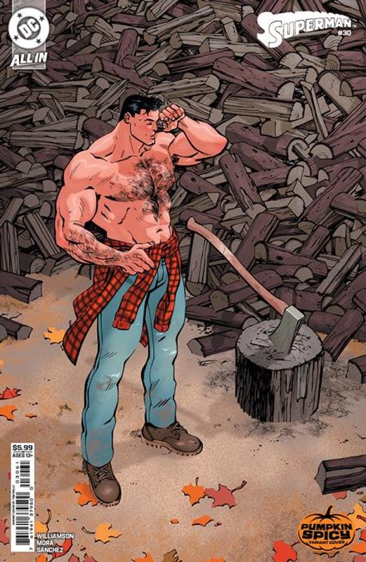 SUPERMAN #30 CVR E TOM REILLY PUMPKIN SPICY CARD STOCK VAR