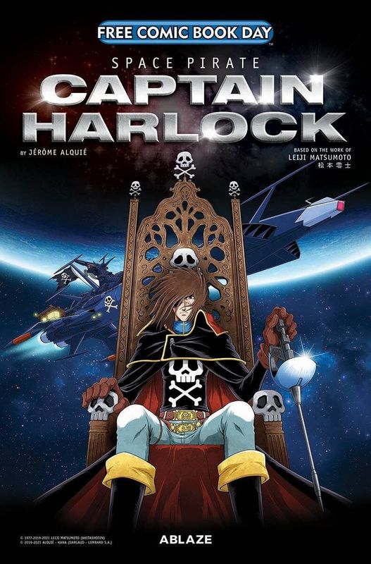 FCBD 2021 SPACE PIRATE CAPTAIN HARLOCK