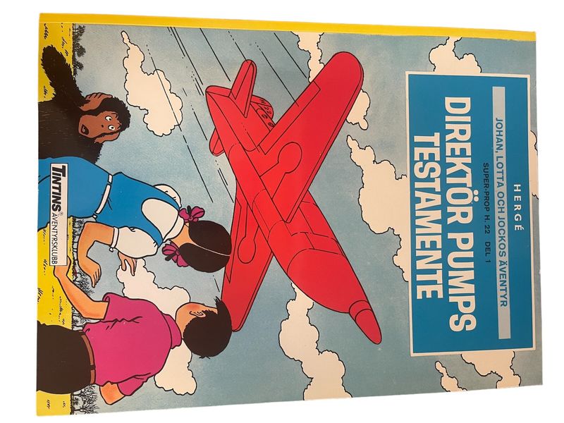 Johan, Lotta och Jockos äventyr Direktör Pumps Testamente Super-prop H. 22 Del 1   SC