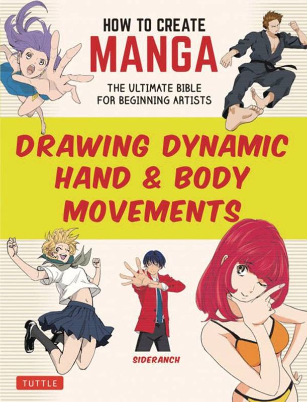 HOW TO CREATE MANGA DRAWING DYNAMIC HAND BODY MOVEMENTS 