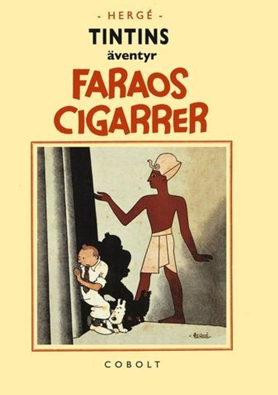 Tintins äventyr - Faraos cigarrer retro HC
