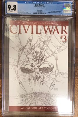 CGC 9,8 CIVIL WAR #3