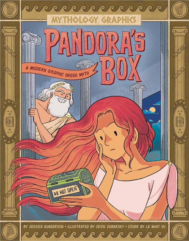 MYTHOLOGY GRAPHICS PANDORAS BOX MODERN GREEK MYTH