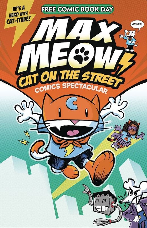 FCBD 2022 MAX MEOW CAT ON STREET COMICS SPECTACULAR