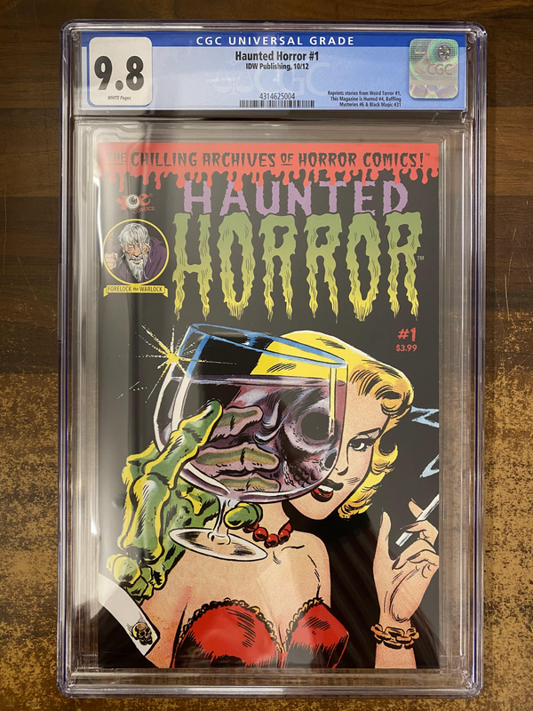 CGC 9,8 HAUNTED HORROR #1