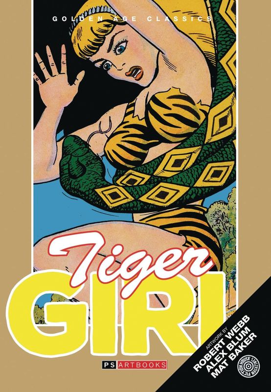 GOLDEN AGE FIGHT COMICS FEATURES TIGER GIRL HC VOL 01