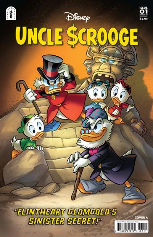 UNCLE SCROOGE FLINTHEART GLOMGOLDS SINISTER SECRET #1 (OF 3) CVR A ALESSANDRO PERINA