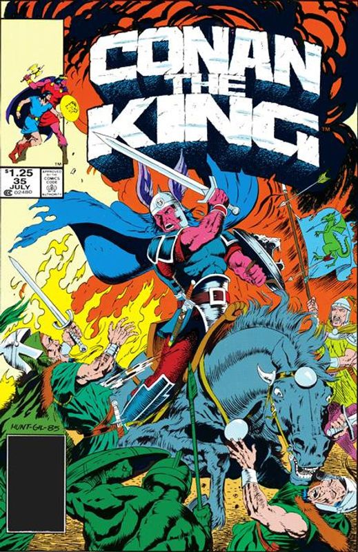 KING CONAN THE ORIGINAL COMICS OMNIBUS HC VOL 02 DIRECT MARKET EDITION JUDITH HUNT CVR 