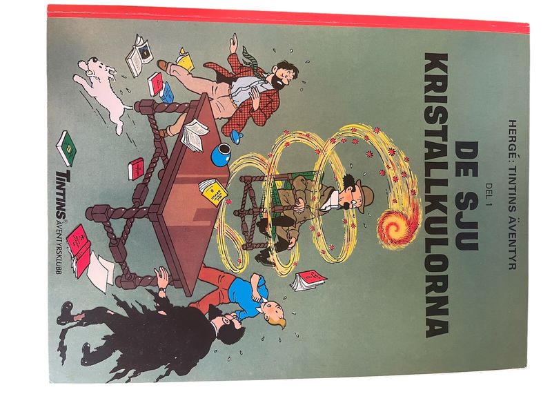 Tintins Äventyr De sju kristallkulorna Del 1  SC