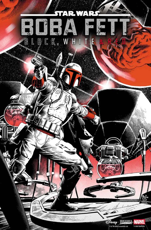 STAR WARS: BOBA FETT - BLACK, WHITE , RED #3 PAULO SIQUEIRA VARIANT