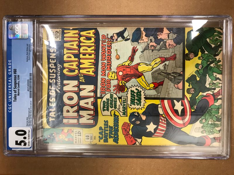 CGC 5,0 TALES OF SUSPENSE #60
