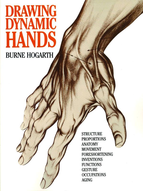 HOGARTH DRAWING DYNAMIC HANDS NEW PTG