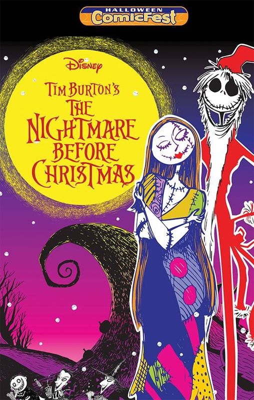 HCF 2016 TIM BURTON NBX MANGA MINI COMIC EVENT Nightmare before christmas