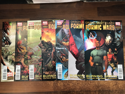 Formic Wars Burning Earth (2011 Marvel) #1-5 (complete)