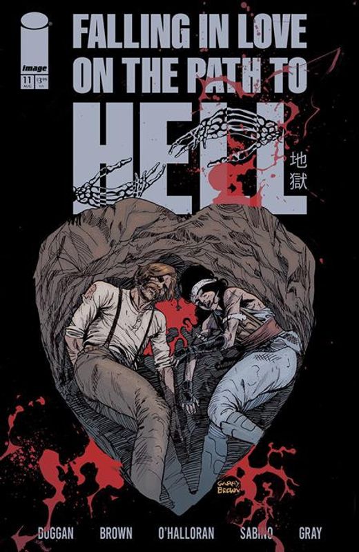 FALLING IN LOVE ON THE PATH TO HELL #11 CVR A GARRY BROWN 