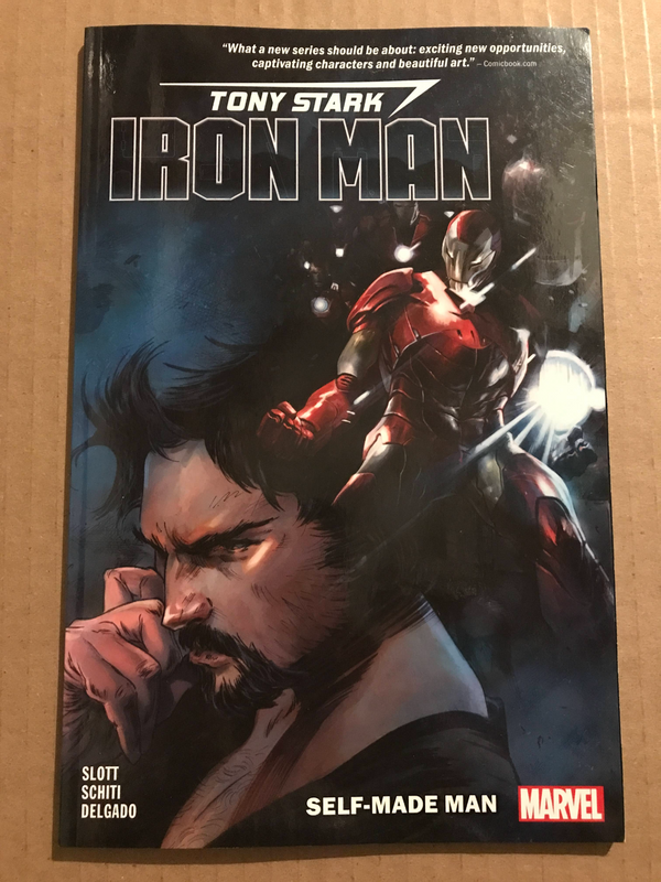 TONY STARK IRON MAN TP VOL 01 SELF MADE MAN