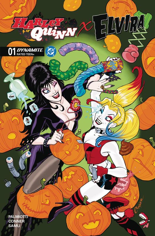 HARLEY QUINN X ELVIRA #1 CVR A CONNER 1 
