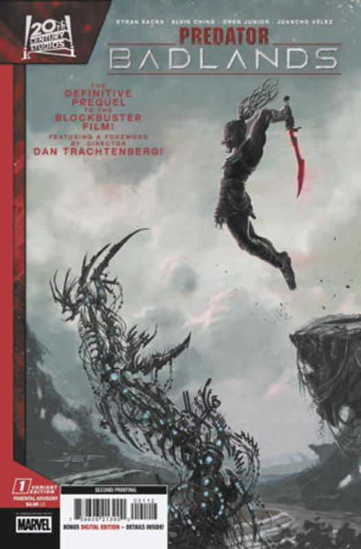 PREDATOR: BADLANDS #1 JUAN FERREYRA 2ND PRINTING VARIANT