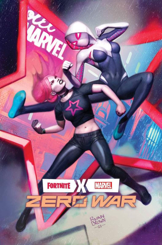 FORTNITE X MARVEL ZERO WAR #5 (OF 5) RYAN BROWN VAR