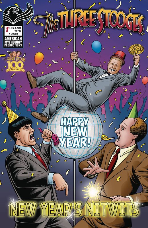 THREE STOOGES NEW YEARS NITWITS #1 CVR A FRAIMS