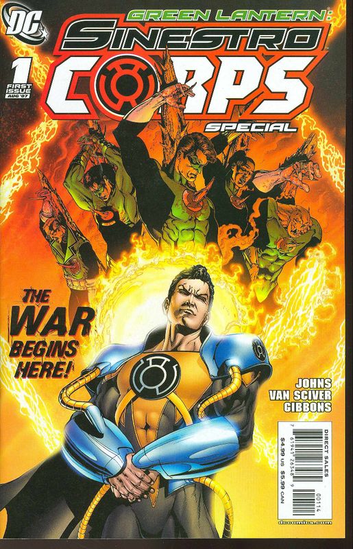 GREEN LANTERN SINESTRO CORPS SPECIAL 4TH PTG #1