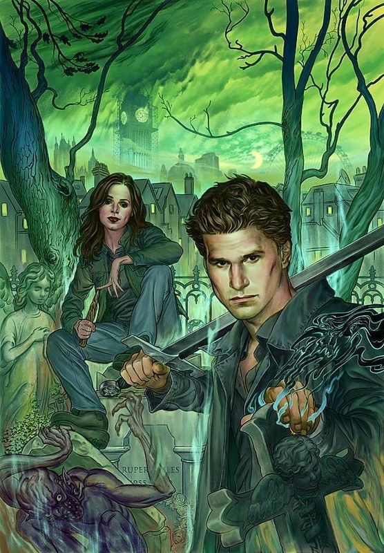 ANGEL & FAITH #1 STEVE MORRIS CVR