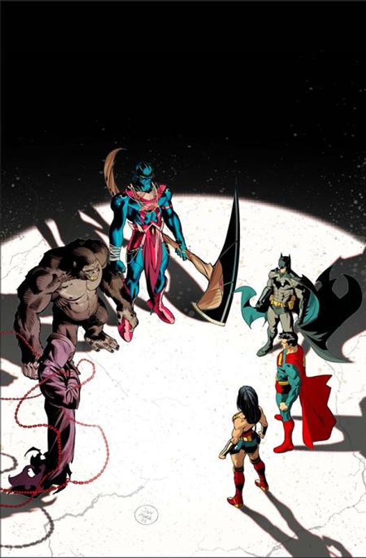 JUSTICE LEAGUE UNLIMITED #9 CVR A DAN MORA (WE ARE YESTERDAY)