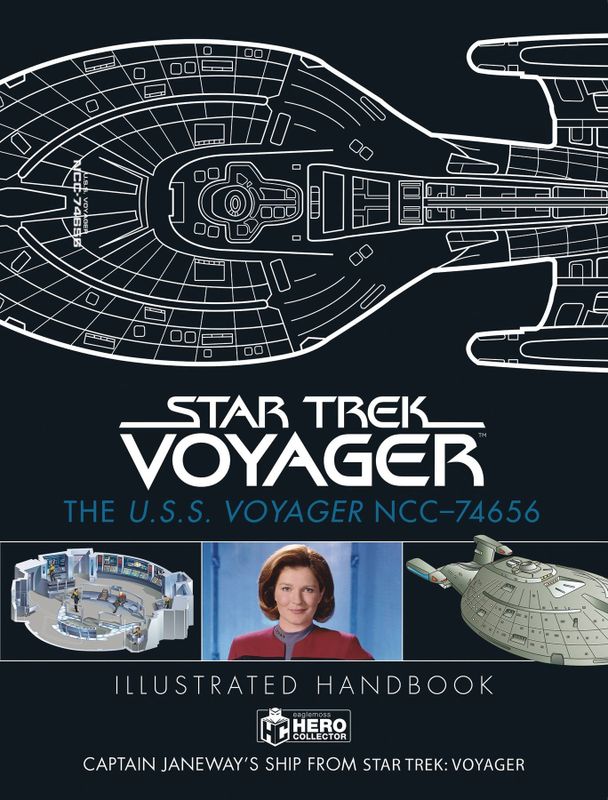 STAR TREK USS VOYAGER NCC 74656 ILLUS HANDBOOK HC