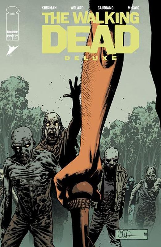 WALKING DEAD DELUXE #129 CVR B CHARLIE ADLARD & DAVE MCCAIG VAR 