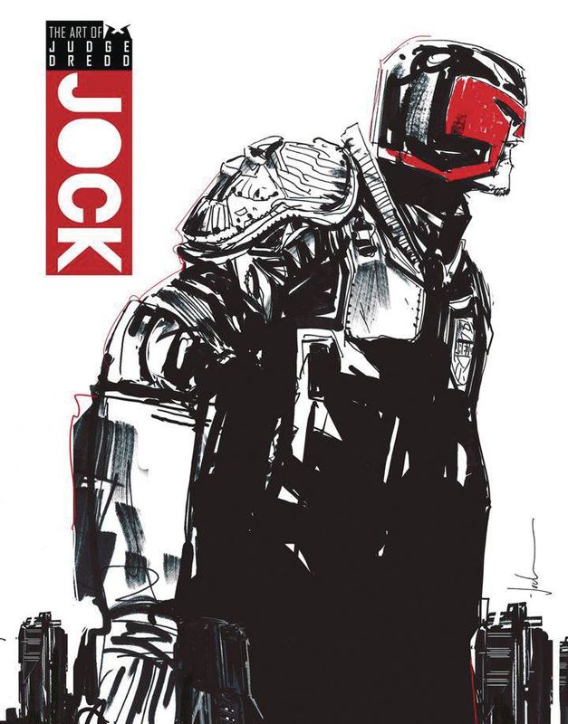 ART OF JUDGE DREDD BY JOCK HC 