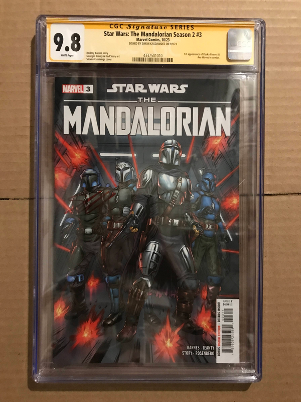 CGC 9,8 STAR WARS MANDALORIAN SEASON 2 #3 *SIGNATURE SERIES*