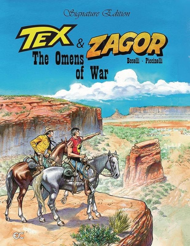 TEX & ZAGOR OMENS OF WAR HC SIGNATURE ED