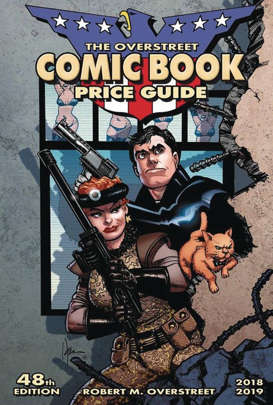 OVERSTREET COMIC BK PG SC 48 HALL OF FAME AMERICAN FLAGG