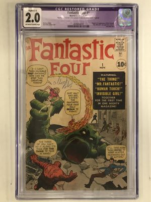 CGC 2,0 FANTASTIC FOUR #1