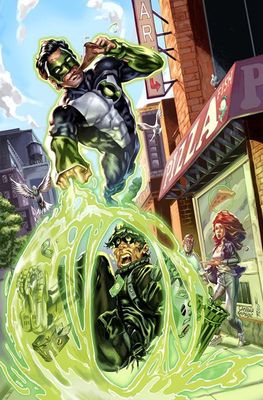 GREEN LANTERN #34 CVR D CHRIS CAMPANA CARD STOCK VAR